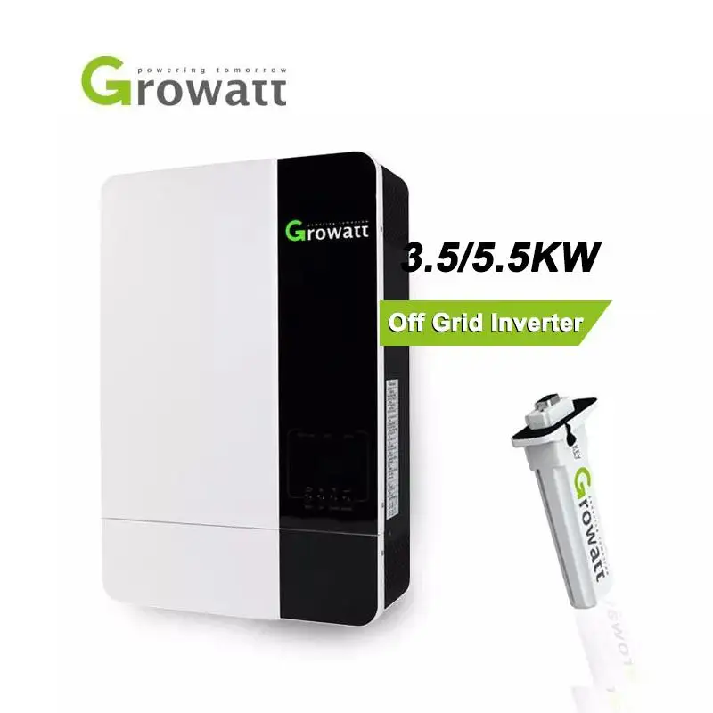 Growatt New Single Phase Energy Storage Power Inverter Circuit Board 3.5 Kw 5.5 Kw Double Mppt Off Grid Solar Inversor