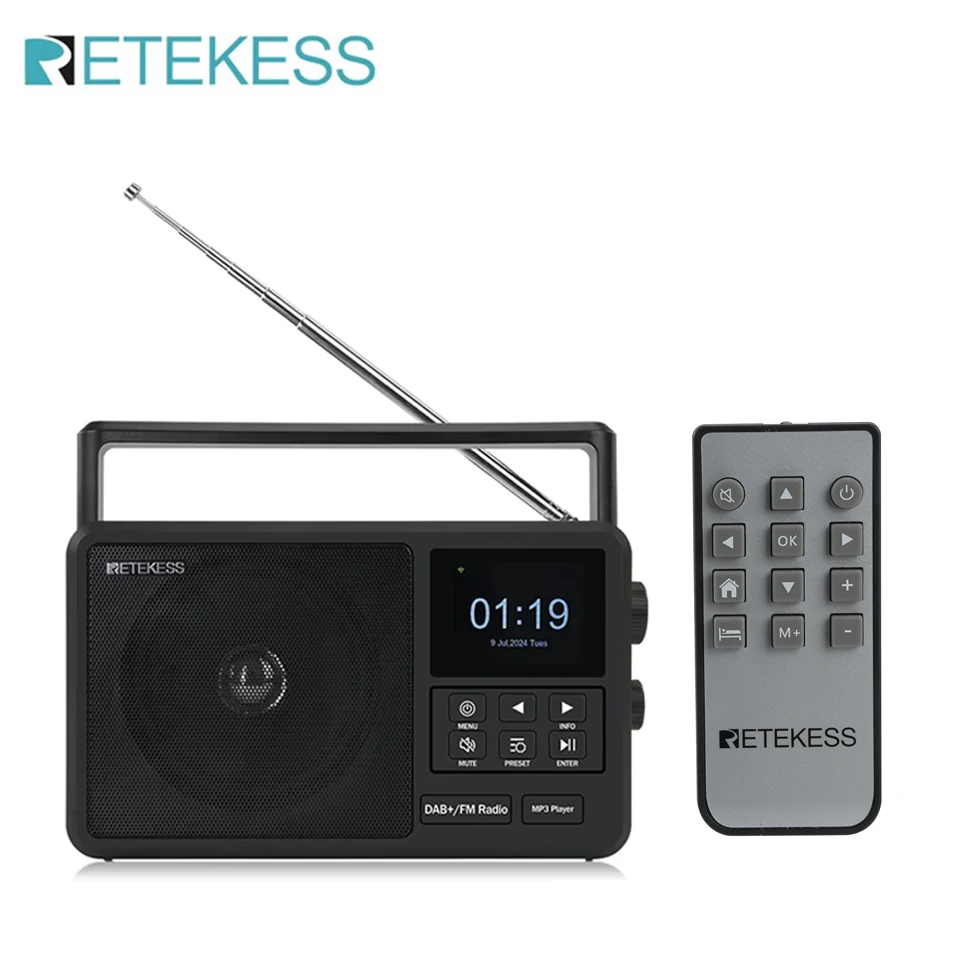 

Retekss TR640 Internet Radio DAB Radio Portable FM Radio Thousands of Global Radio Stations Suitable for Families and Travel