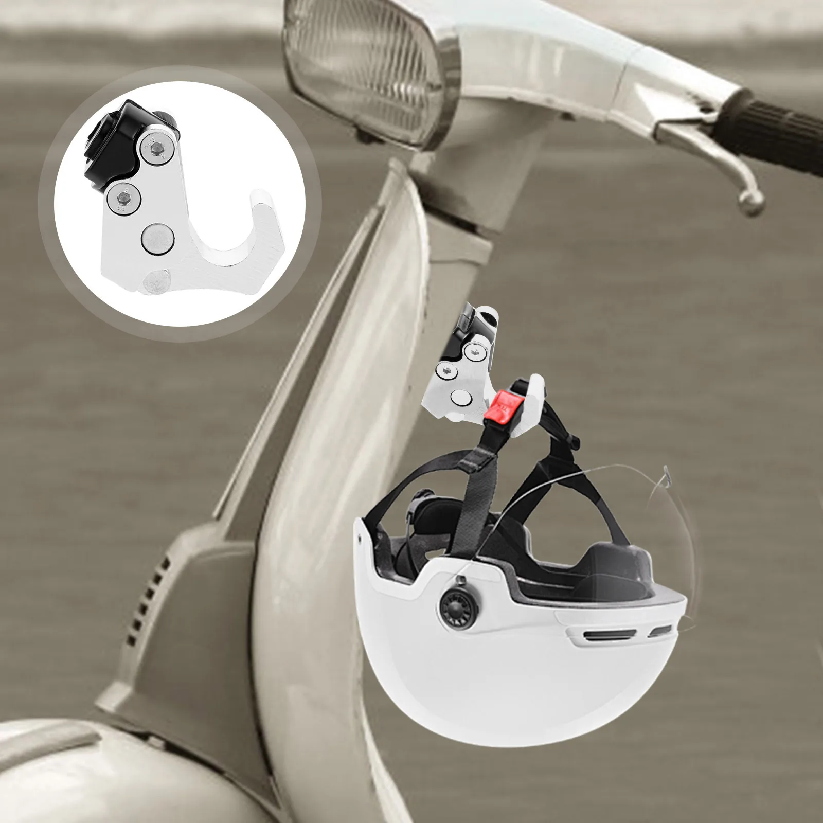 

Motorcycle Hook Thickened Metal Durable Holder for Scooter Bag Handlebar Hook Hanger Motorcycle Holder