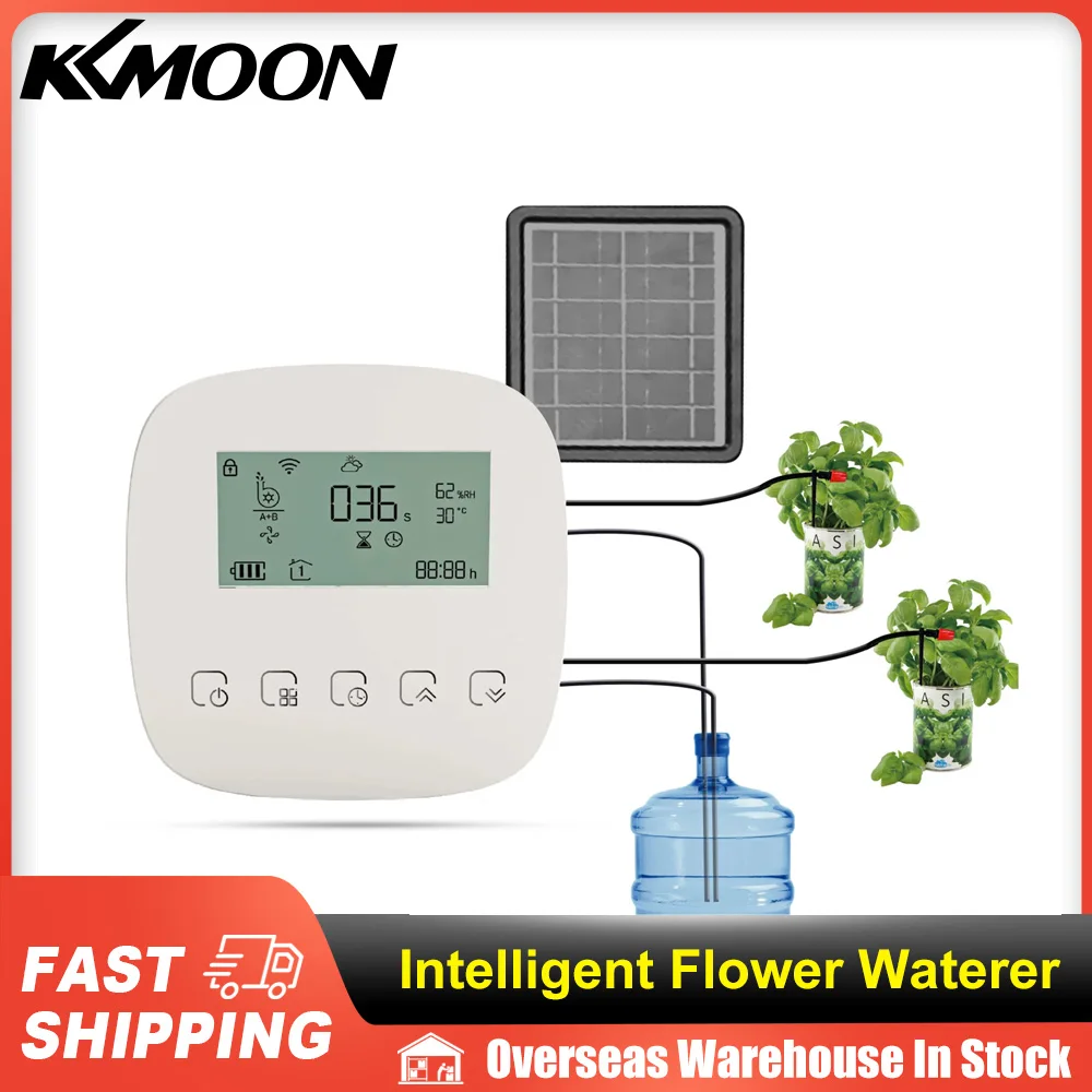 WiFi Automatic Watering System for Indoor Potted Plants DIY Drip Irrigation Kit Double Pump Remote Control for Smart Life APP