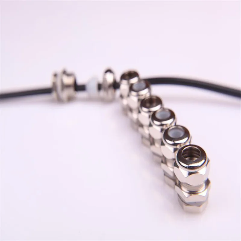 

1Pcs PG7 PG9 PG11 PG13.5 PG16 PG19 PG21 PG25 PG29 PG36 Nickel Brass Metal IP68 Waterproof Cable Glands Connector Wire