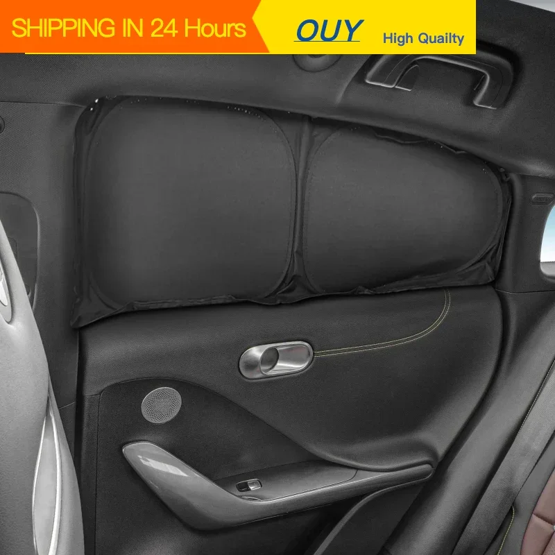 OUY Car Black Anti-UV Heat Insulation Windows Privacy Sunshade For Smart #3 2024-2026 Auto Protect Cover Interior Accessories