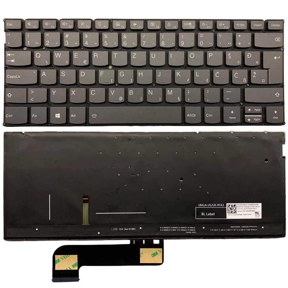 

Новая клавиатура US для Lenovo Yoga S730-13IWL IdeaPad 730S-13IML 730S-13IWL с подсветкой