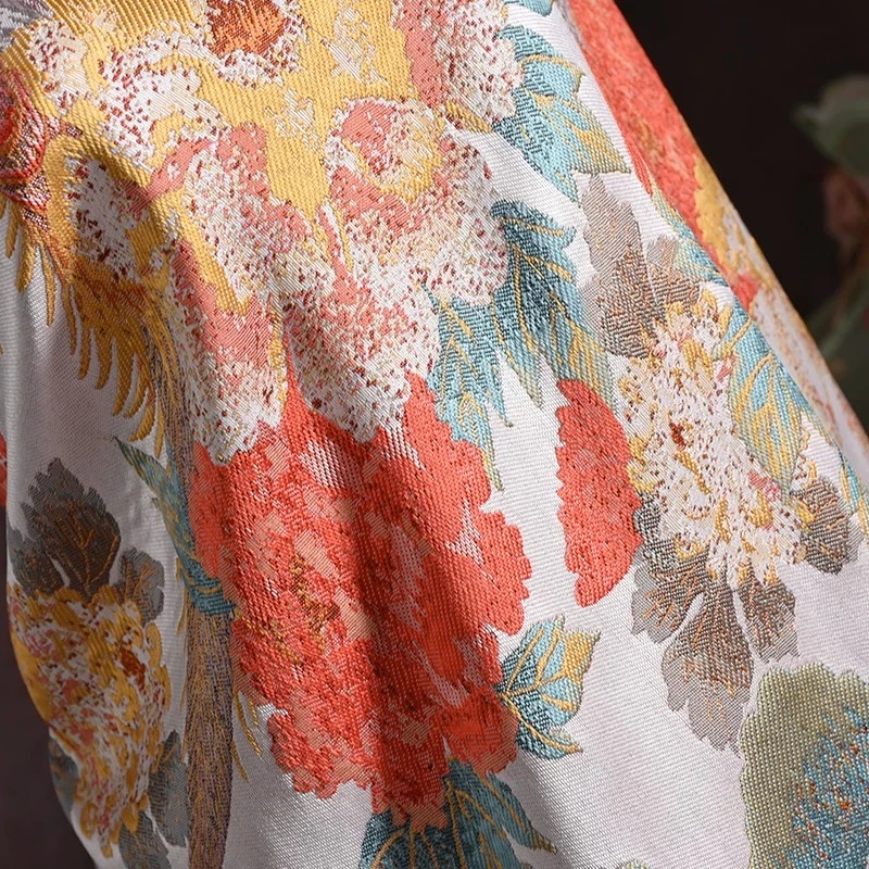 Jacquard Brocade Fabric Vintag - огляд і ціна Sewing Fabric