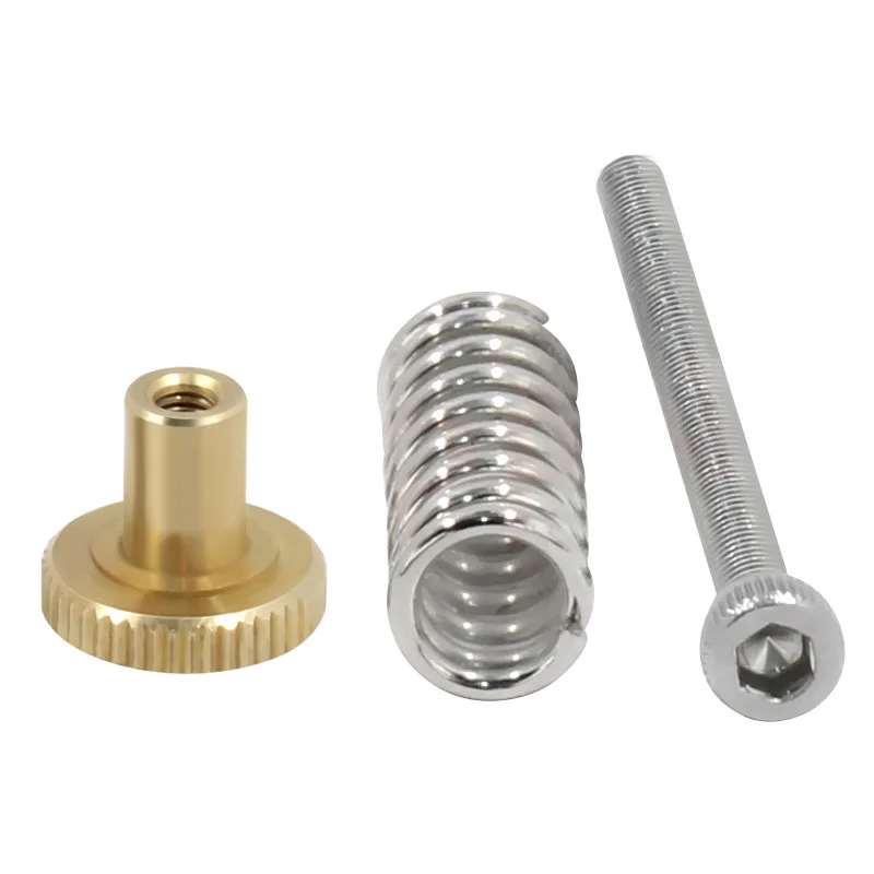 Neues UM2 Hot Bed Nivellierungsfedersatz Handmutterbaugruppe M3 * 45 Schraube 3D-Druckerzubehör