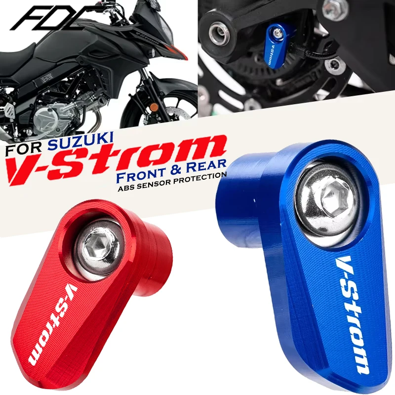 For Suzuki VStrom650 V-Strom 650 DL650 650/XT V-Strom 1000/XT Motorcycle Front Rear Wheel ABS Sensor Protection Guard Cover