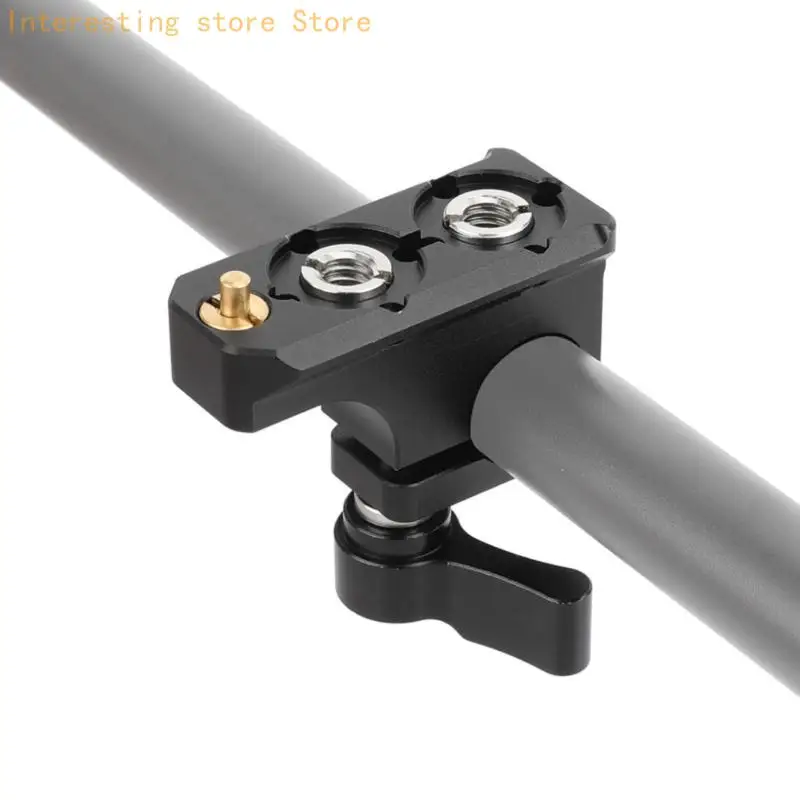Aluminium-Kamerastangenhalterung mit Schnellverschluss-Schienenverbindung, 15-mm-Montageloch 55KC – Detail 8