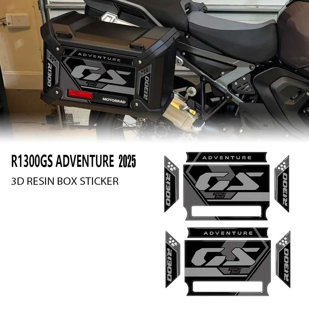 

R1300GSA Accessories Suitcase Stickers Protection Kit 3D Decals for R 1300 GS Adventure Triple Black Option 719 2025