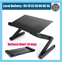 Laptop Multifunctional Stand Folding Portable Notebook Computer Table Lapdesk for Sofa TV Bed PC Desk Adjustable  Stand