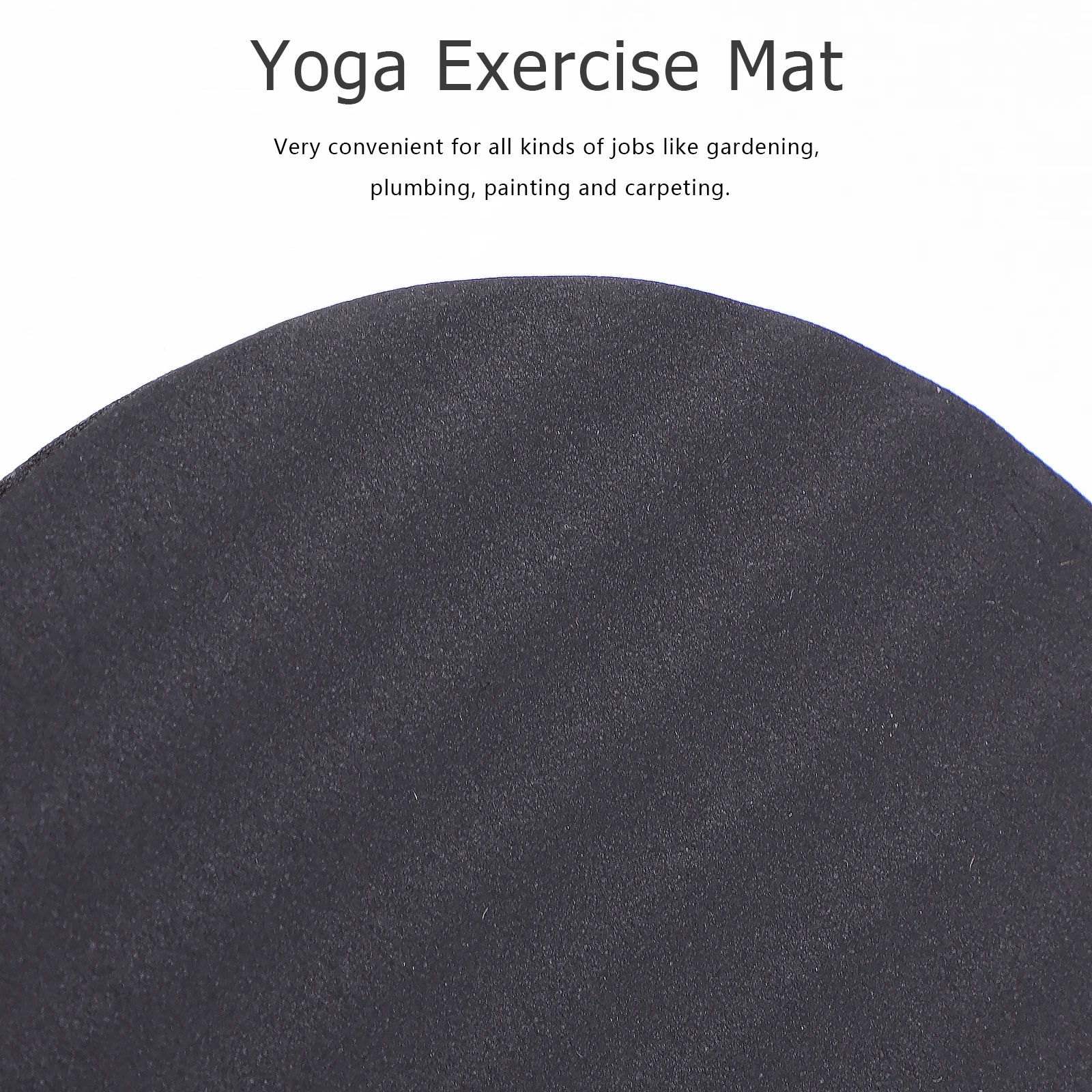 

Garden Kneeling Black NBR Garden Kneeling Yoga Exercise Mat Pad Yoga Knee Cushion for Gardening Painting Carpeting
