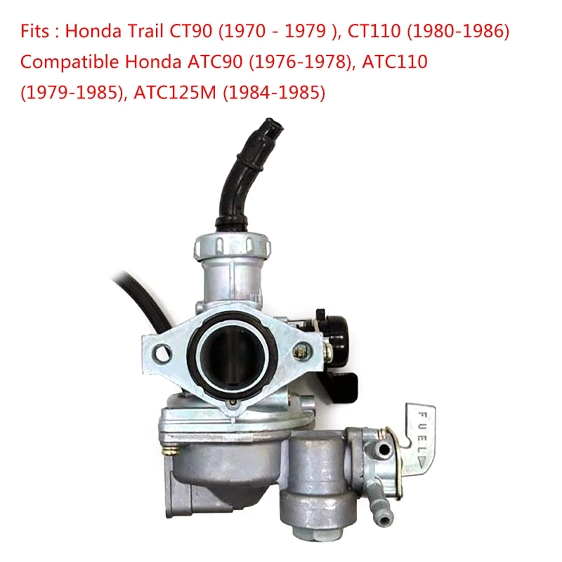 Y1UB Carburetor Suitable for Trail CT90 90 ATC110 ATC125M Carb CT110 1980 1981 1982 1983 1984 1985 1986 Lawn Mower Engine