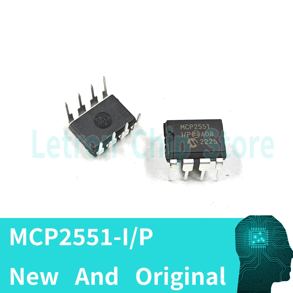 

10 шт. MCP2551-I/P DIP8 MCP2551 I/P DIP Chip MCP2551 DIP-8 трансивер Can Bus, новый и оригинальный чип IC