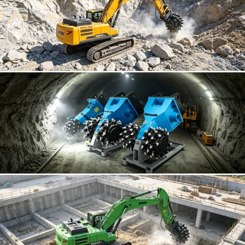 customized Cold Planer Hydraulic Milling Machine Asphalt Road Cutter for Skid Steer Direct Mount Replaceable Teeth