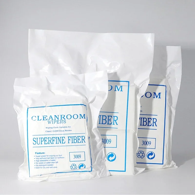 3009 Superfine Fiber Cleanroom Wipers 6×6 9×9 4×4 inch Non Dust Cloth dust-free woven fabrics for UV Printer Print head Cleaning
