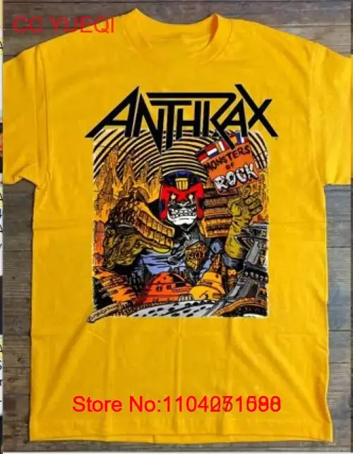 Anthrax Short Sleeve Cotton T- Shirt Men Tee Short Sleeve All Size S to 5XL