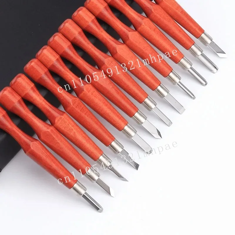 

Rubber stamp, wooden knife set, wood carving, hand carving knife, seal carving, cutting woodworking tools