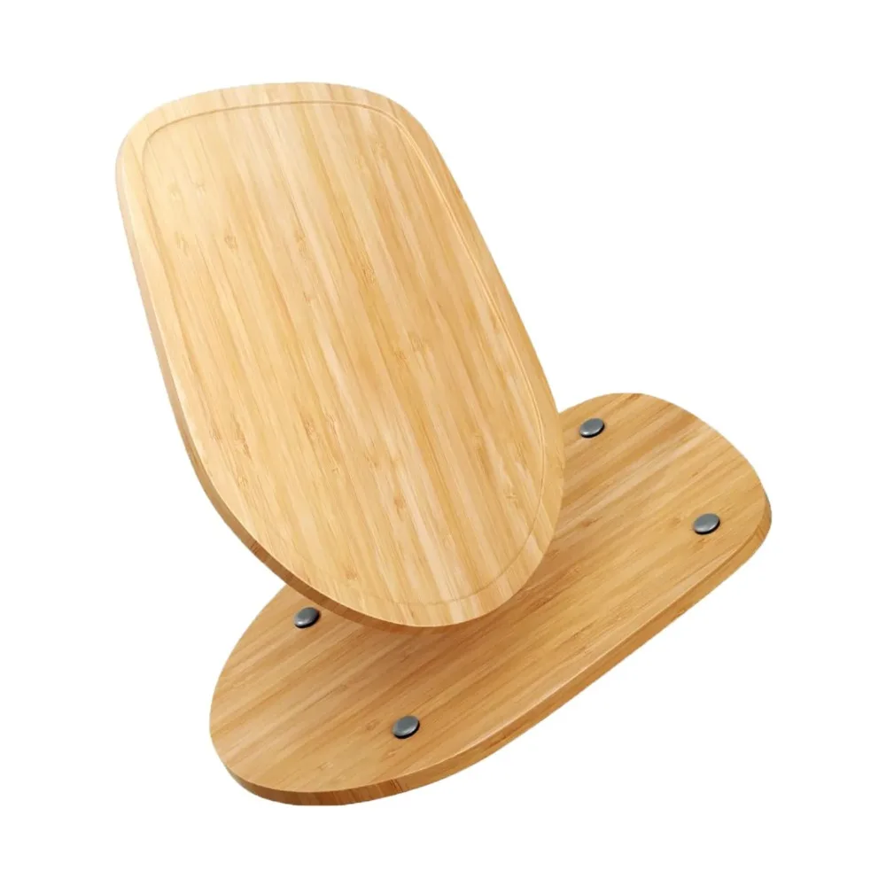 Durable Bamboo Mixer Slider Mat Solid Color Non-Slip Stand Mixer Sliding Board Mixer Counter-top Storage Tray Kitchen Storage