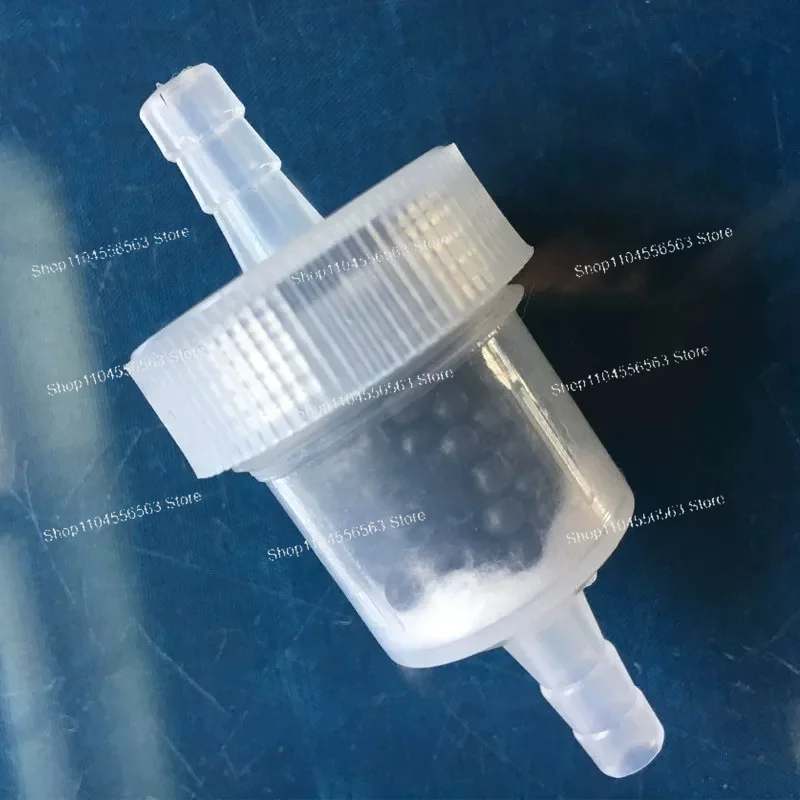 Miniature tubular activated carbon filter filled with active adsorption carbon to remove odor and purify gas