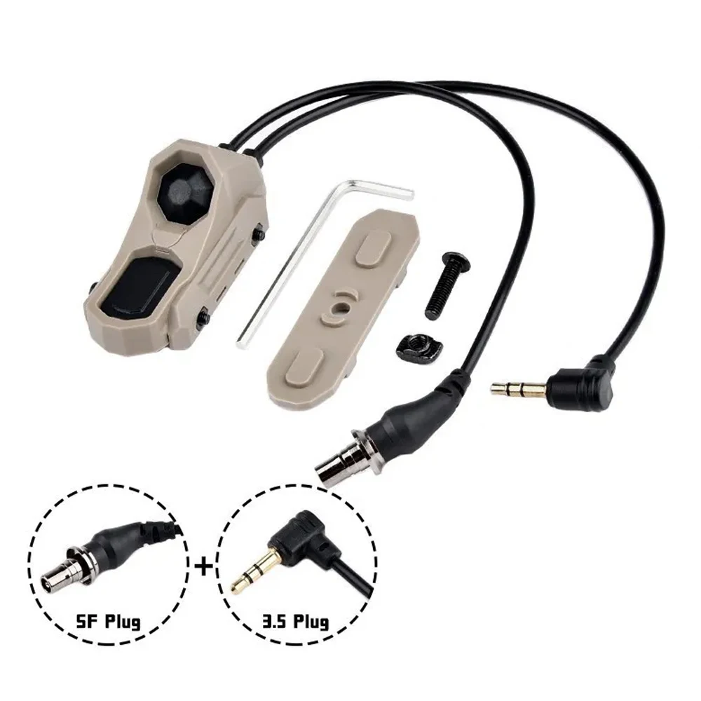 Taktischer AXON Drahtschalter 2.5/3.5 SF Fernbedienung Inline-Doppelfunktions-Druckschalter NG Taschenlampen-Picatinny-Schienen-Portabler Knopf – Detail 8