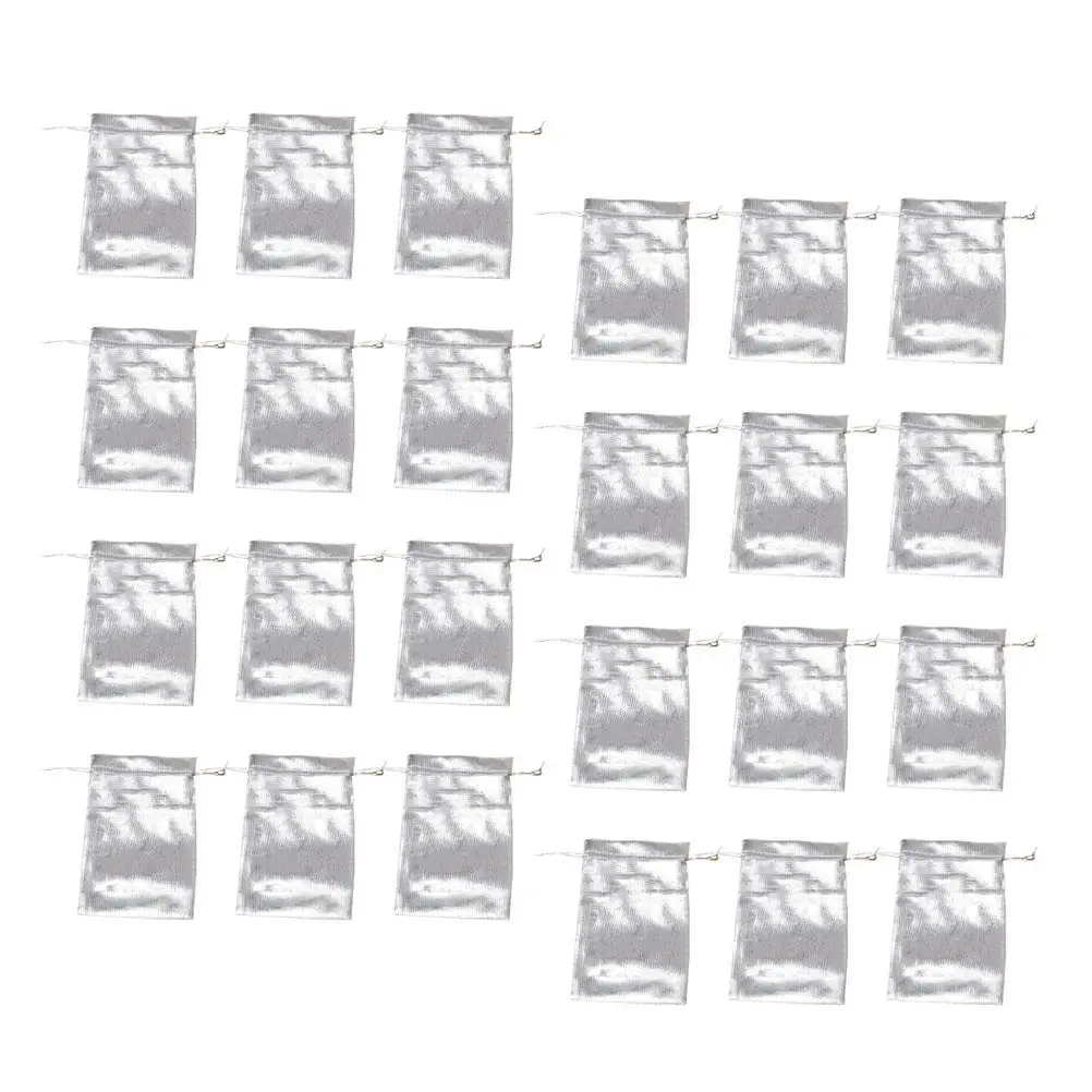 

24 Pcs Gift Storage Bags Romantic Linen Drawstring Pouches for Jewelry Birthday Party Favors Candy Toys Wedding Bridal Baby