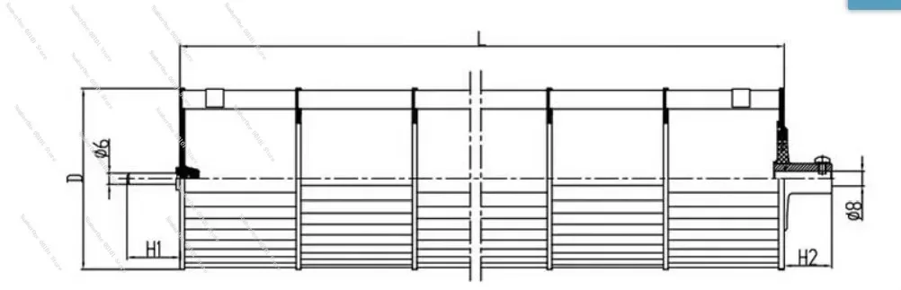 Air Conditioner Internal Unit Fan Blade, Wind Wheel Roller Roller Crossflow Cross Flow Cross Flow Fan Blade