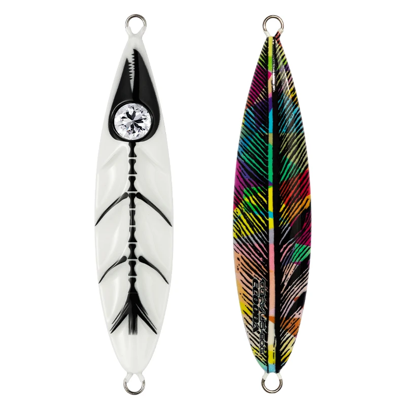 2026  Factory Directly Knife Jig 200g Luminous Slow Pitch Fishing Jigs Saltwater Metal Jigging Lure