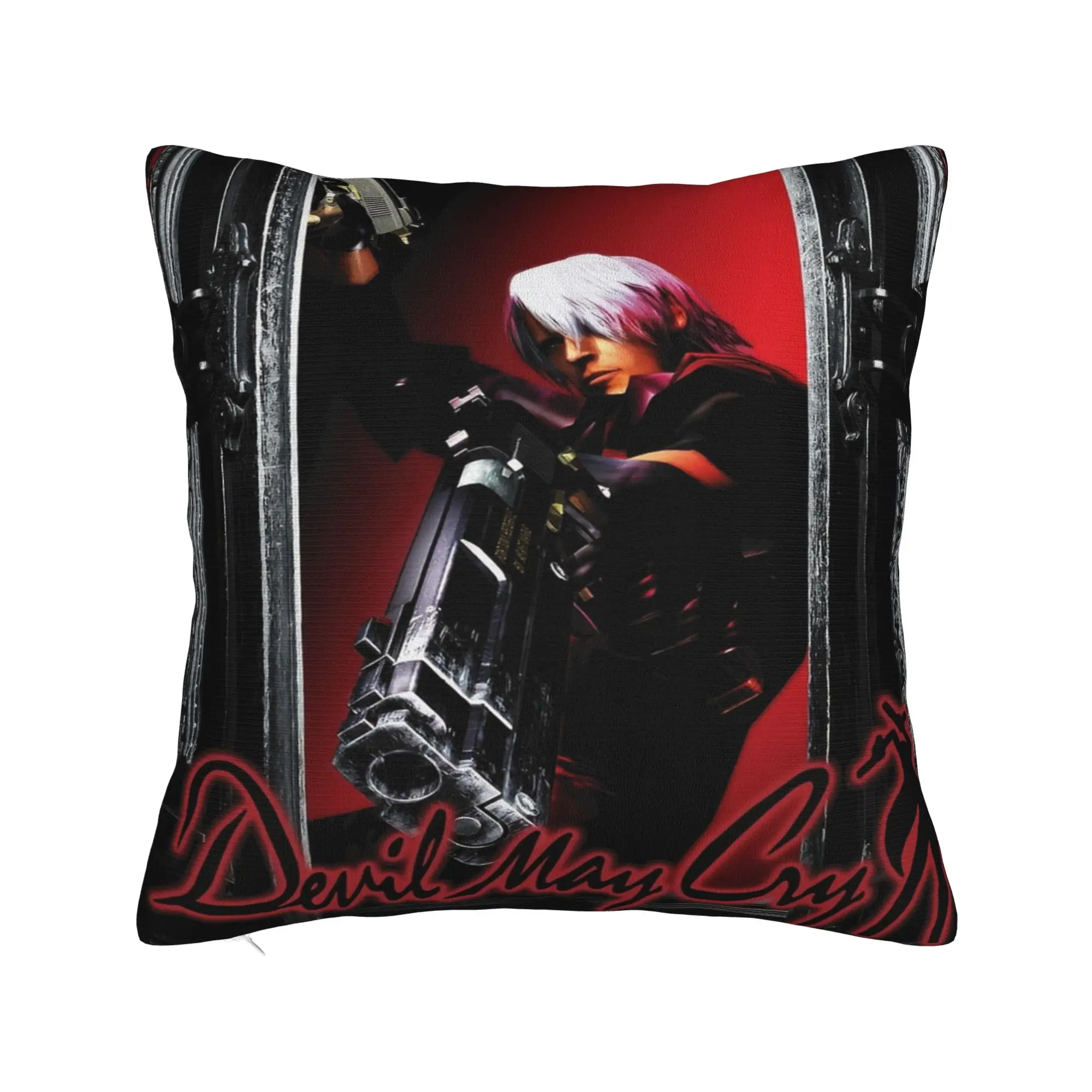 Devils May-Cry 3 Pillowcase Merch Printing Cushion Cover Decorative  Throw Pillow Case Cover Home Multi Size