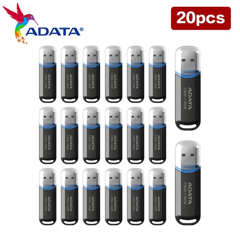 Imagem -06 - Compact Flash Drive para Computador Disco u Caneta Preta Disco u Usb 2.0 32gb 64gb Atacado 20 Pcs Adata-c906