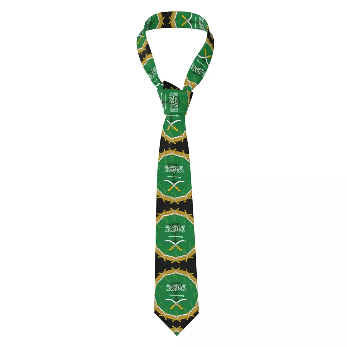 Saudi Arabia Flag Tie For Men Women Necktie Tie Clothing Accessories