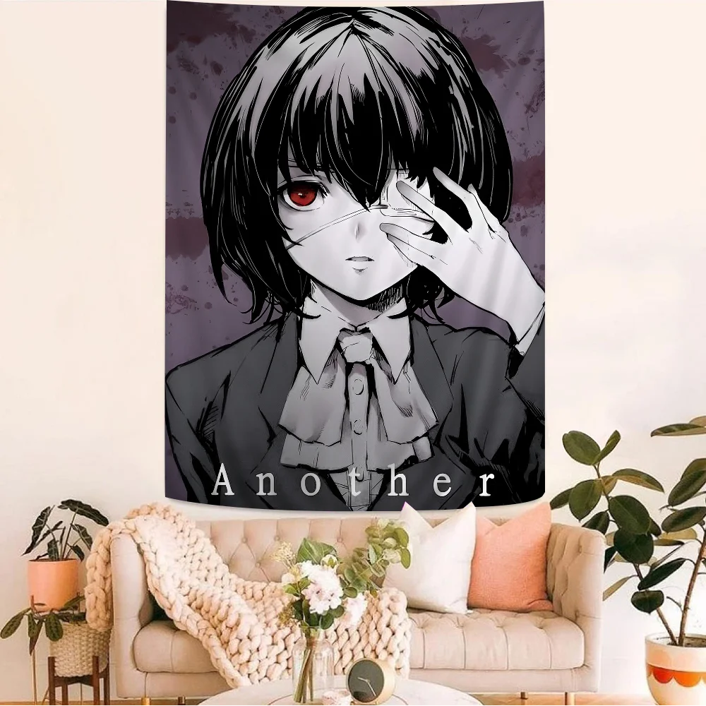 

Horror Anime A-Another Printed Large Wall Tapestry Cheap Hippie Wall Hanging Bohemian Wall Tapestries Mandala INS Home Decor