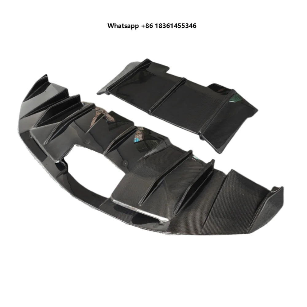 For Aventador LP700-4 Body Kit Rz Style Carbon Fiber Rear Diffuser Body Kit