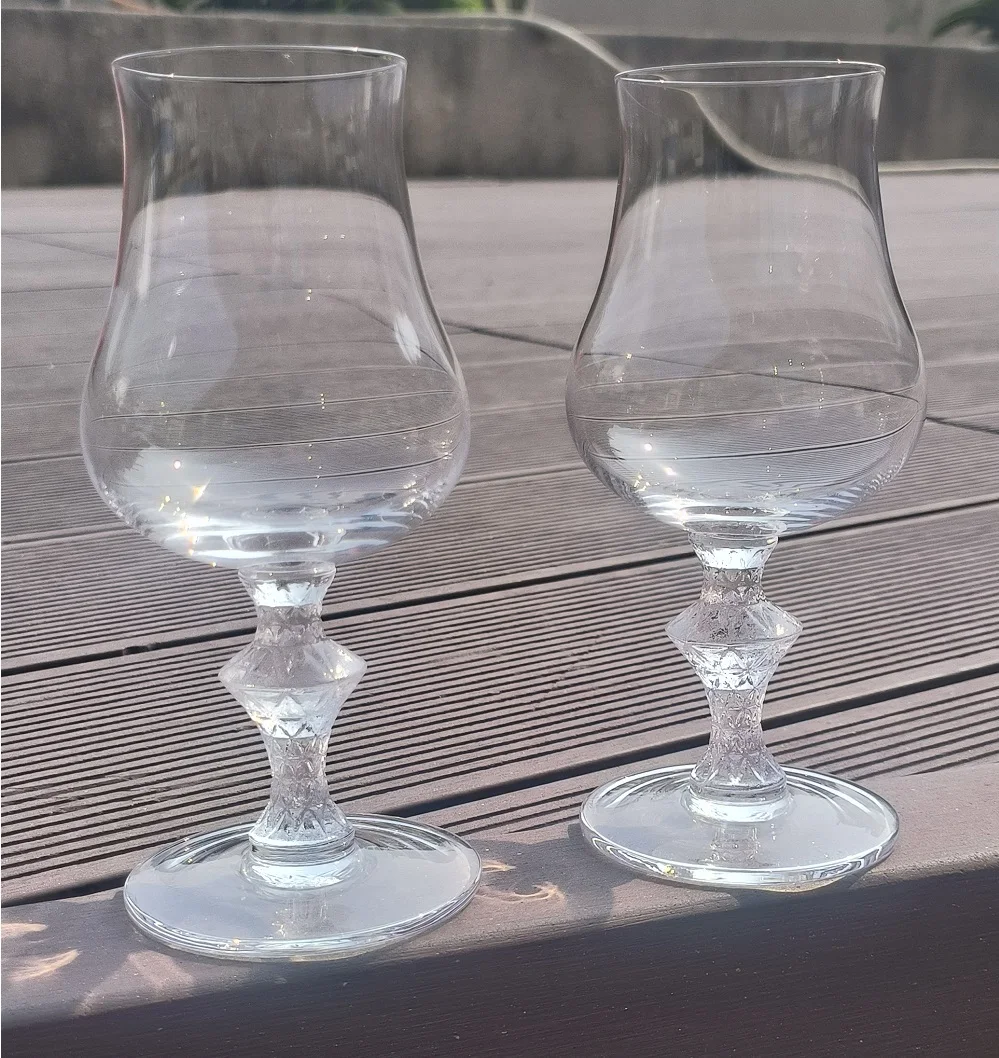 

2PCS Macallan King Crystal Single Malt Whiskey Snifer Professional Whisky Copita Nosing Glass Wine Tasting Goblet Cup Handmade