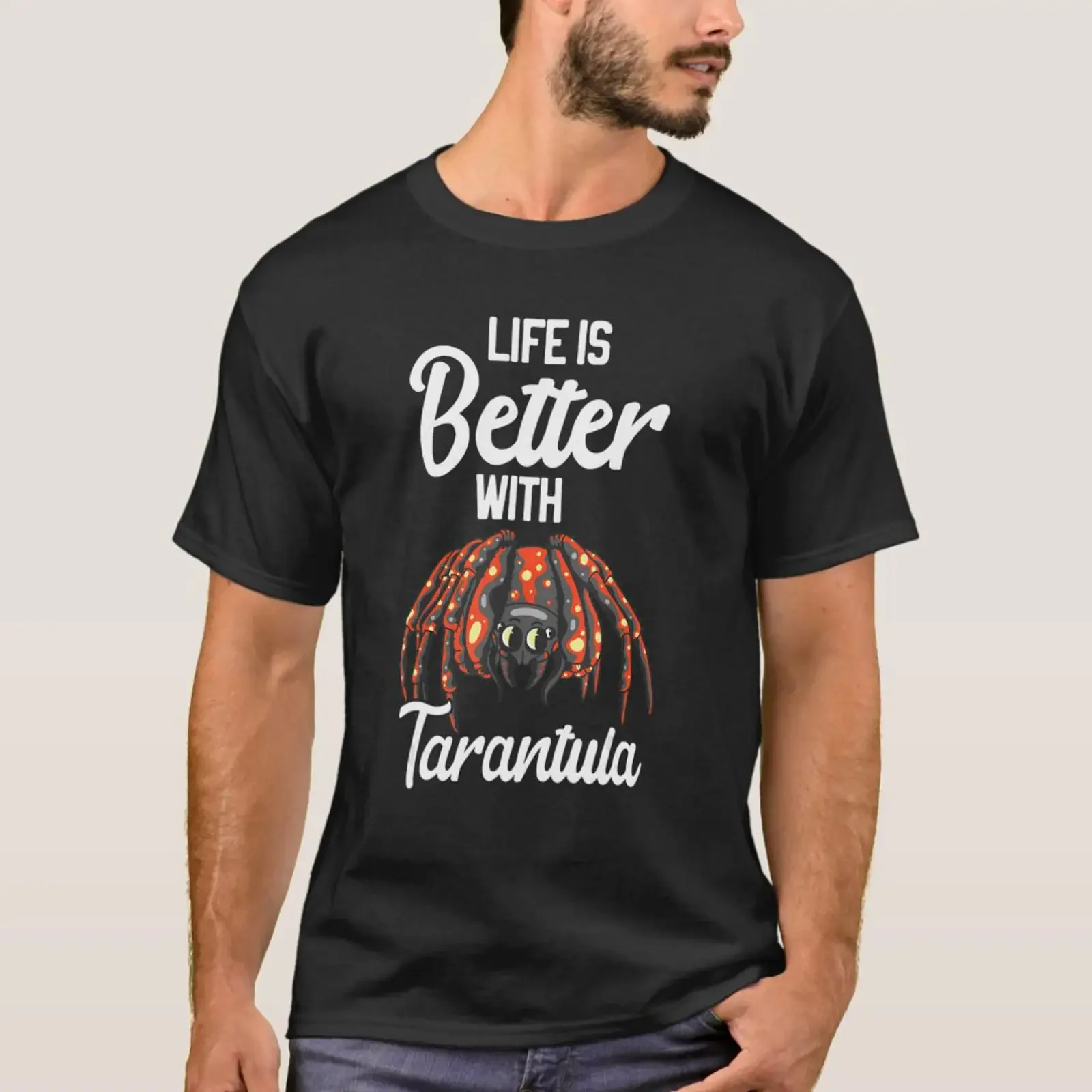 Tarantula Huge Spider Baby Costume Arach T Shirt vintage Washed designer clothes homme graphic Versatile fashion Casual