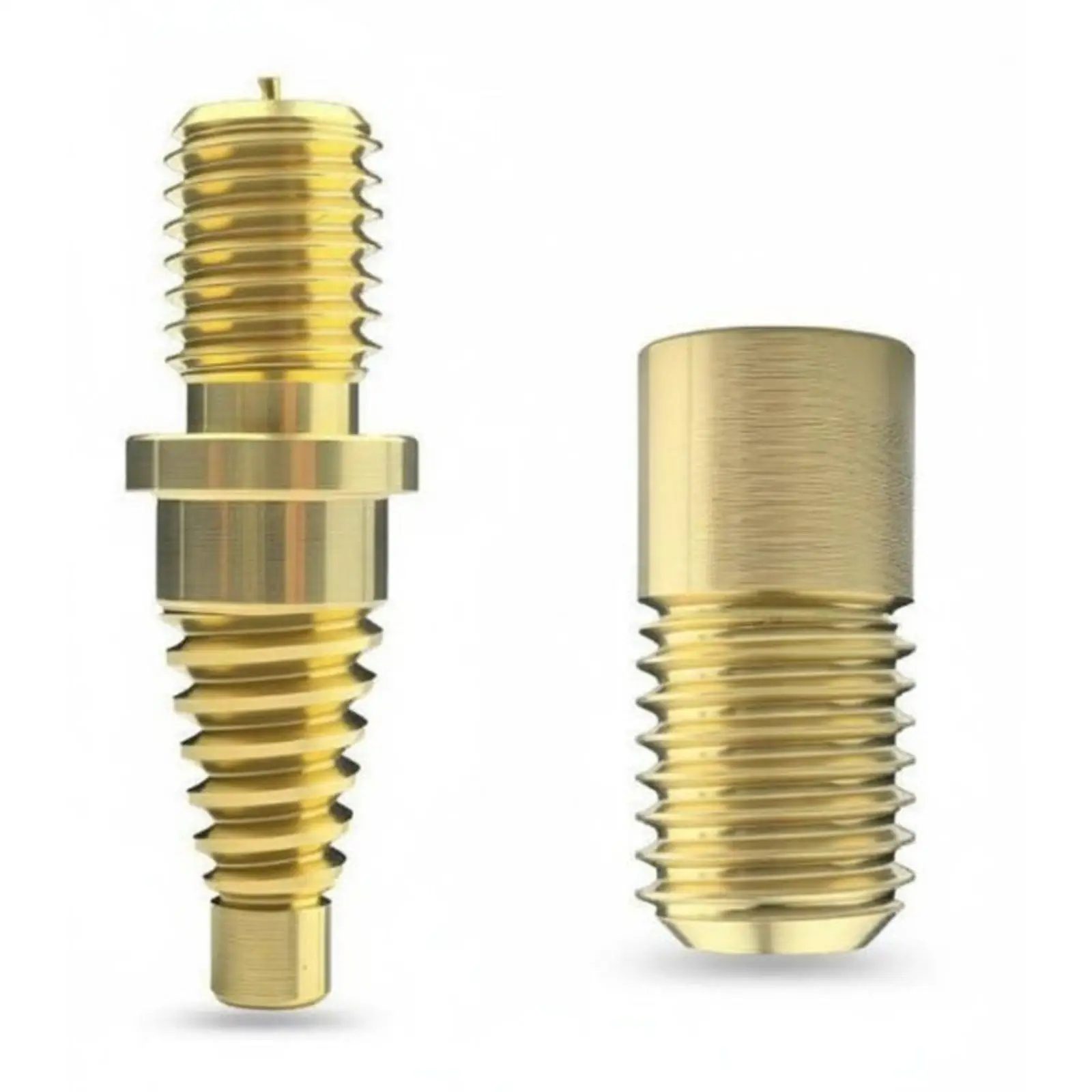 6xPool Cue Joint Screw Secure Connection Brass Cue Joint Pin Precision Machined Athletic Gear Accessory Big Pagoda