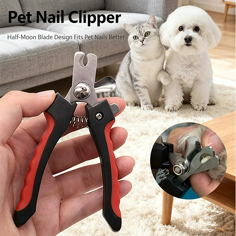 Cortauñas para perros grandes, tijeras para cortar las uñas de mascotas, tanto para perros como para gatos. Herramienta para cortar las uñas de perros y gatos.