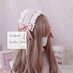 The Goddess of Love ~ Sweet Lolita Headband Ruffled Lace Hairband with Clip