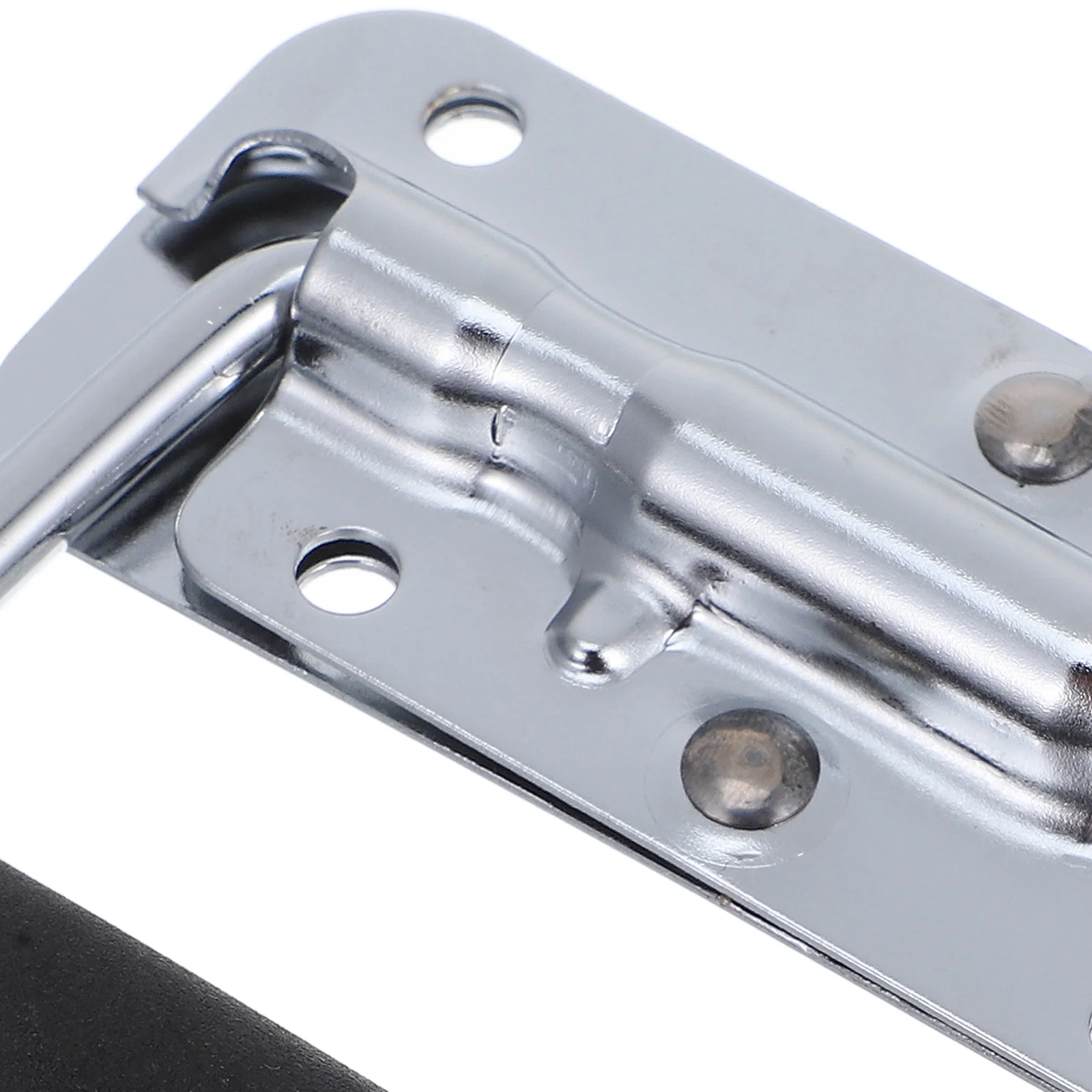 صندوق أدوات من الفولاذ المقاوم للصدأ مقبض سحب قابل للطي من الحديد عالي التحمل لخزانة الأدوات أداة محمولة بمقبض حمل الأجهزة #3