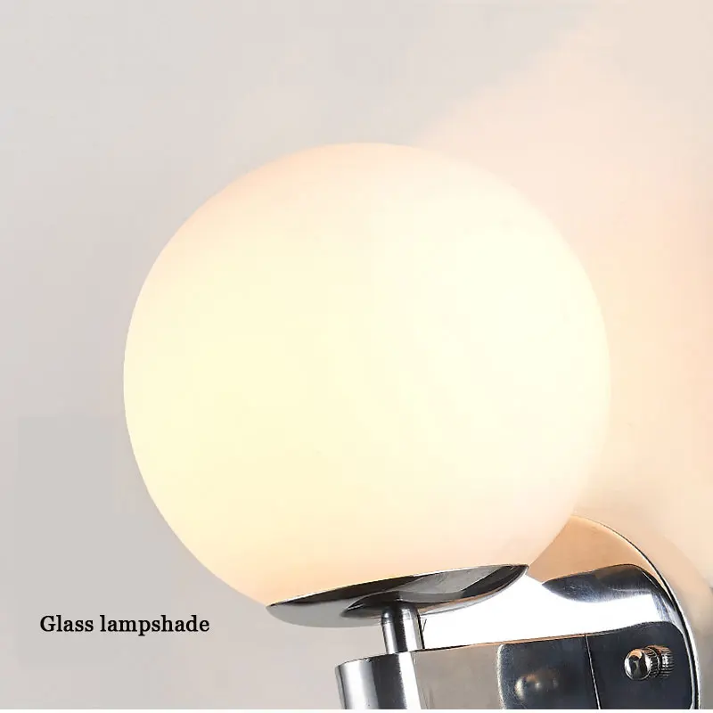 Lámpara de pared nórdica para interiores, lámpara Led creativa para dormitorio, mesita de noche, moderna y sencilla, para sala de estar, pasillo, candelabro de pared