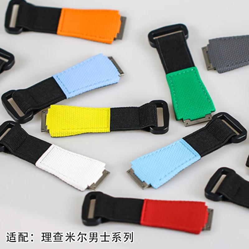 Correa de reloj de goma personalizada FKM para correa de reloj Richard con gancho y bucle de goma fluorada RM011 RM030 RM005 RM055 RM35-01