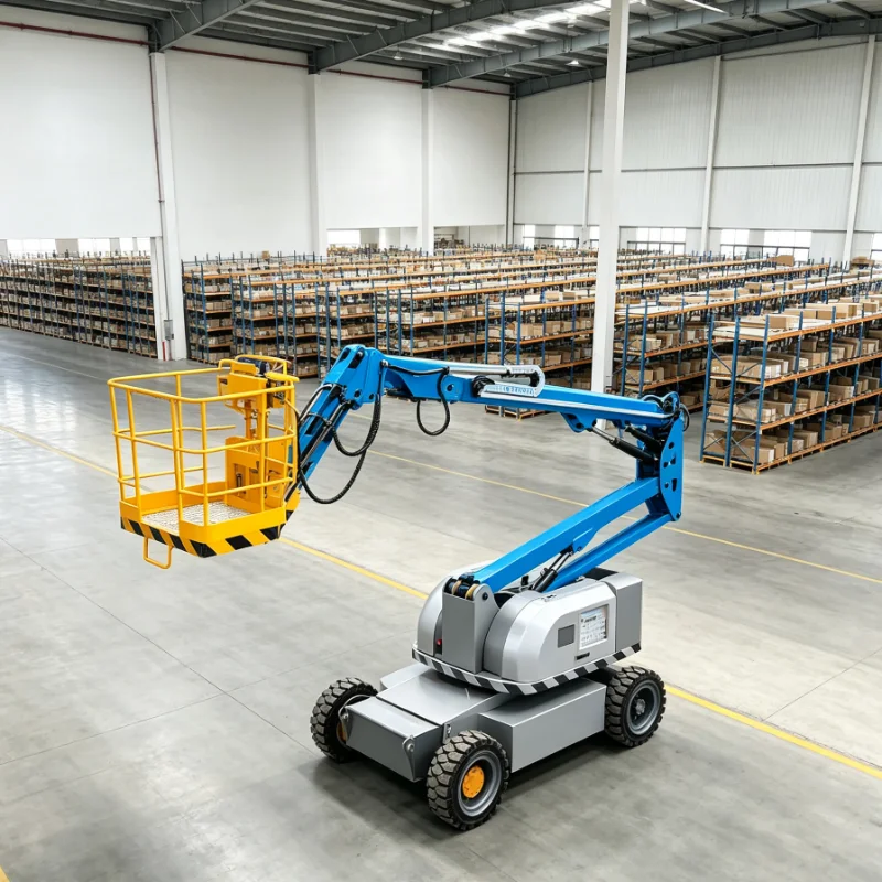 Customized Hydraulic Lift Platform Electric Boom Lift Mobile Elevated Construction Equipment Factory Heavy