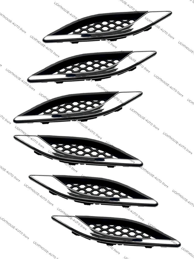 For Maserati Ghibli 2014-2021 Front Side Grille Air Intake Fender Vents Grill