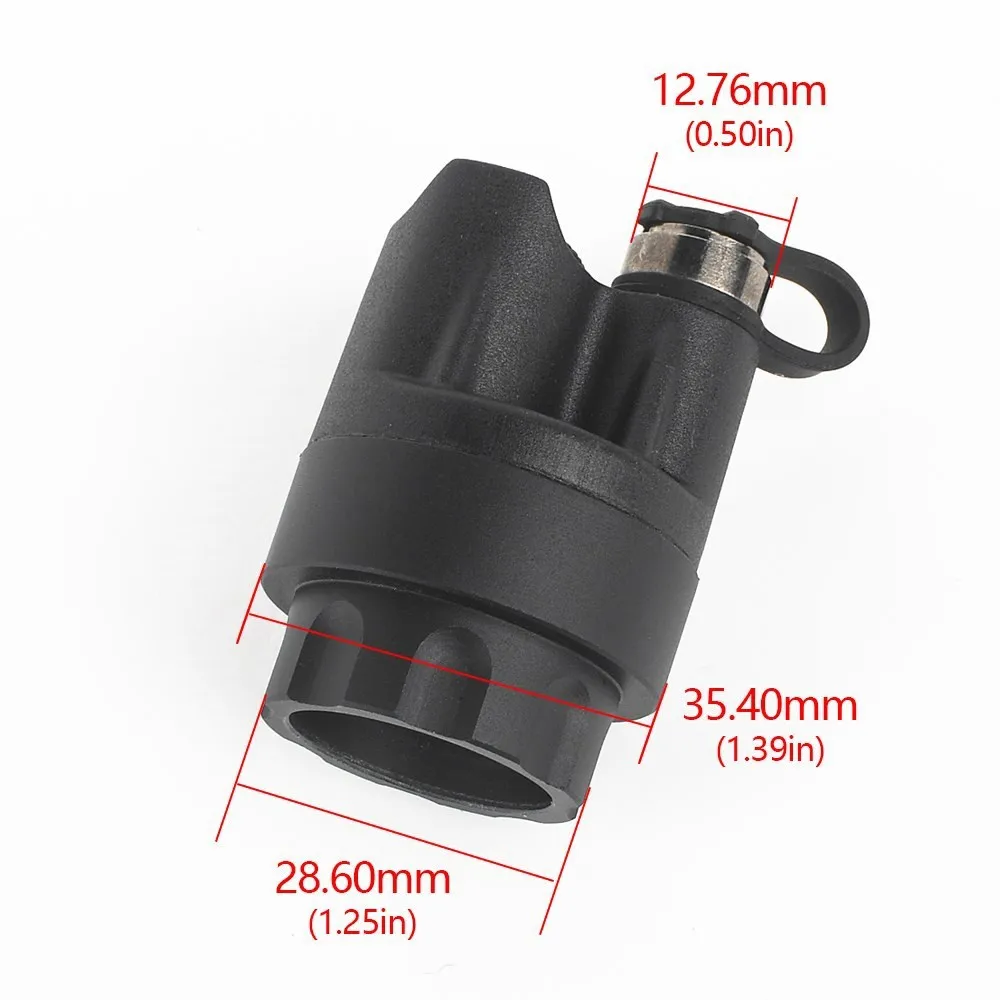 WADSN Tactical Airsoft Flashlight Metal Tail Cap Dual Function Pressure Switch Cover For M300M600 Flashlight Hunting Scout Light