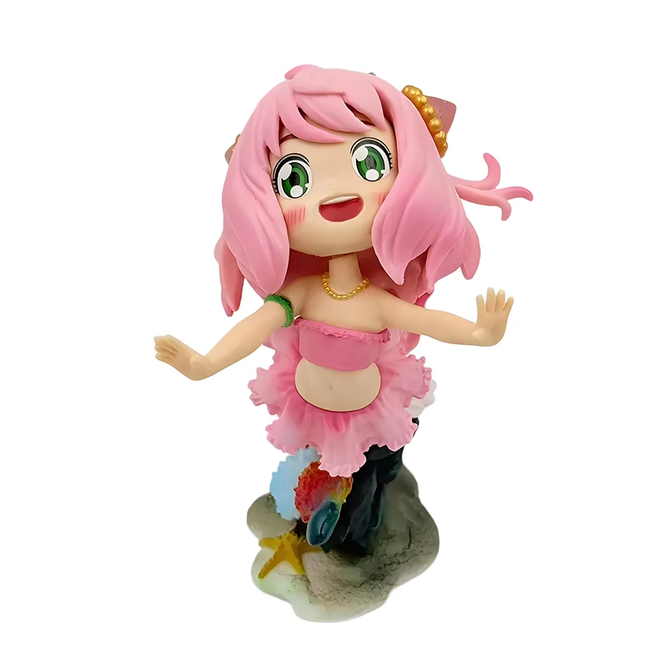 Anime Anya Forger Figure 13cm Cosplay Mermaid Anime Peripheral Pvc Model Statue Collect Decor Ornaments kid Gift Toys