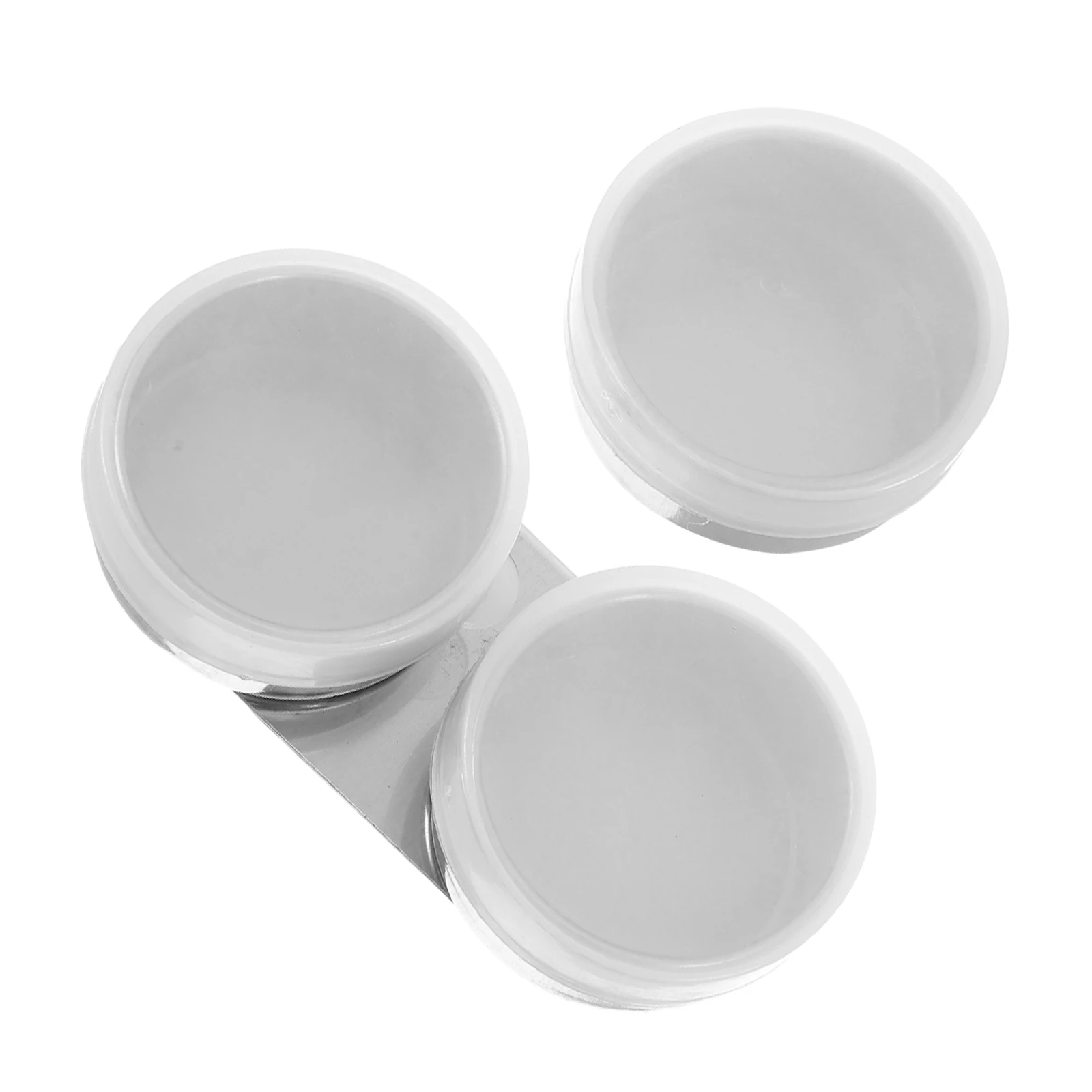 

2pcs Oil Painting Color Mixing Cups Stainless Steel Paint Cups for Kids with Lid Brush Washer Clippable Easel Art Supplies