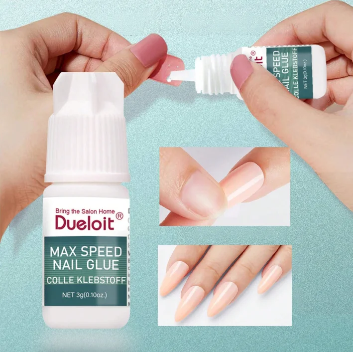 3G Quick-Drying Nail Glue No-Bake Specialized Adhesive for Accessories - Fast Cure Professional Nail Art Supplies
