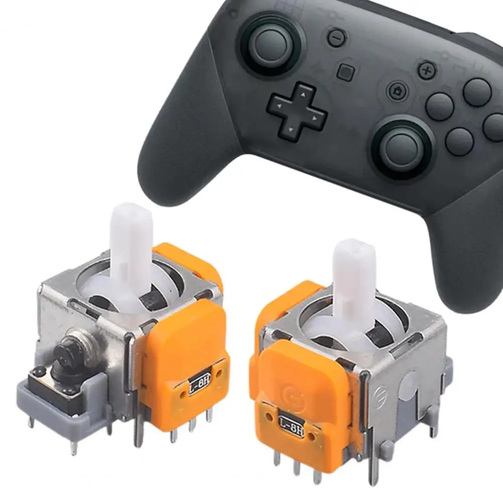 2 ชิ้น Rocker โมดูล Hall แม่เหล็กไฟฟ้าจอยสติ๊ก Sensor เปลี่ยน Thumb Stick โมดูลสําหรับ PS4/สําหรับ PS5/สําหรับ Xbox/สําหรับ Switch Pro
