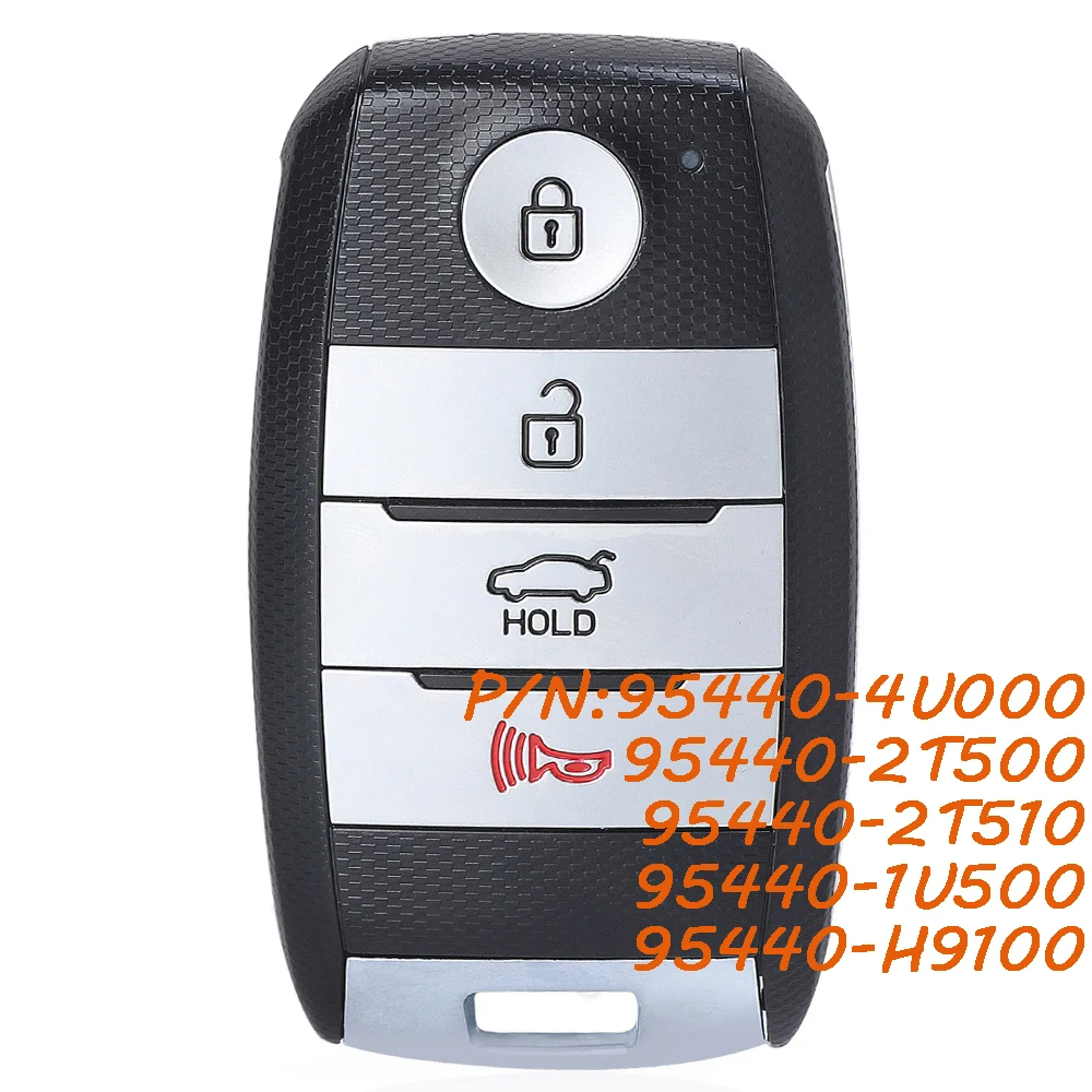 95440-4U000 95440-2T500 95440-2T510 95440-1U500 95440-H9100 Remote Key Fob for Kia Optima Rio 14 2015 2016 2017 18 19 20 21 W101