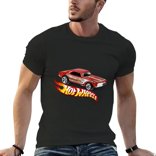 Camiseta de rueda caliente para hombres, camisetas vintage para fanáticos del deporte, nuevas