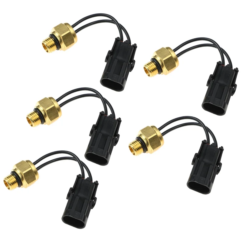 A22P_5Pcs RE503242 Engines Temperature Sensor for John Deere Equipment Fuel Injection Pump Water Temperature Switch Sensor