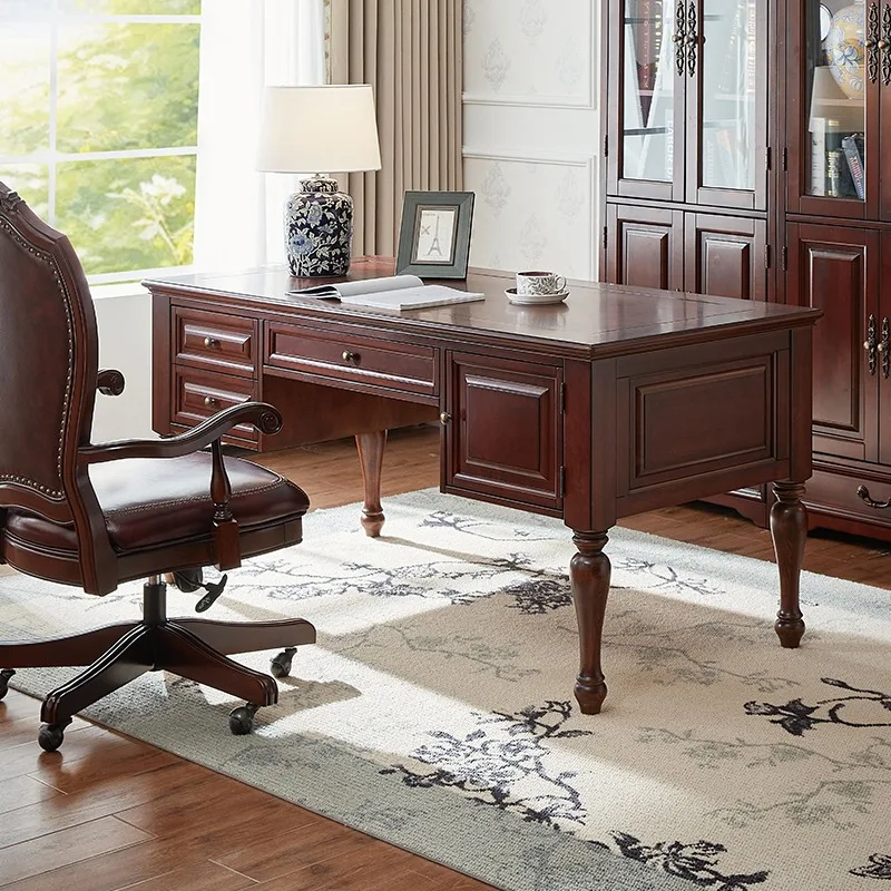 Minimalist Organiser Office Desk Vintage Luxury Gaming Fashionable Office Desk Working Aesthetic Scrivania Trendy Furniture
